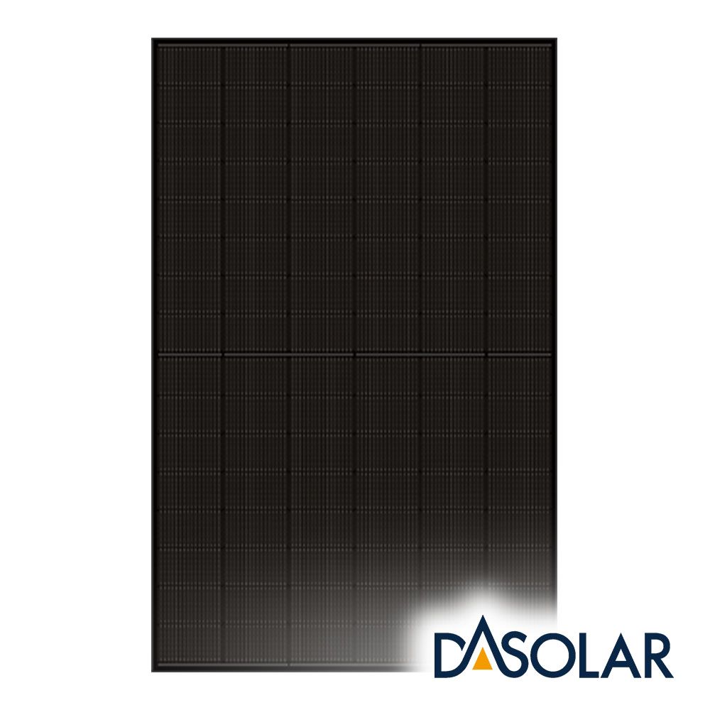 DAS Solar NE 445W N-Type Bifacial, Double Glass, Full Black