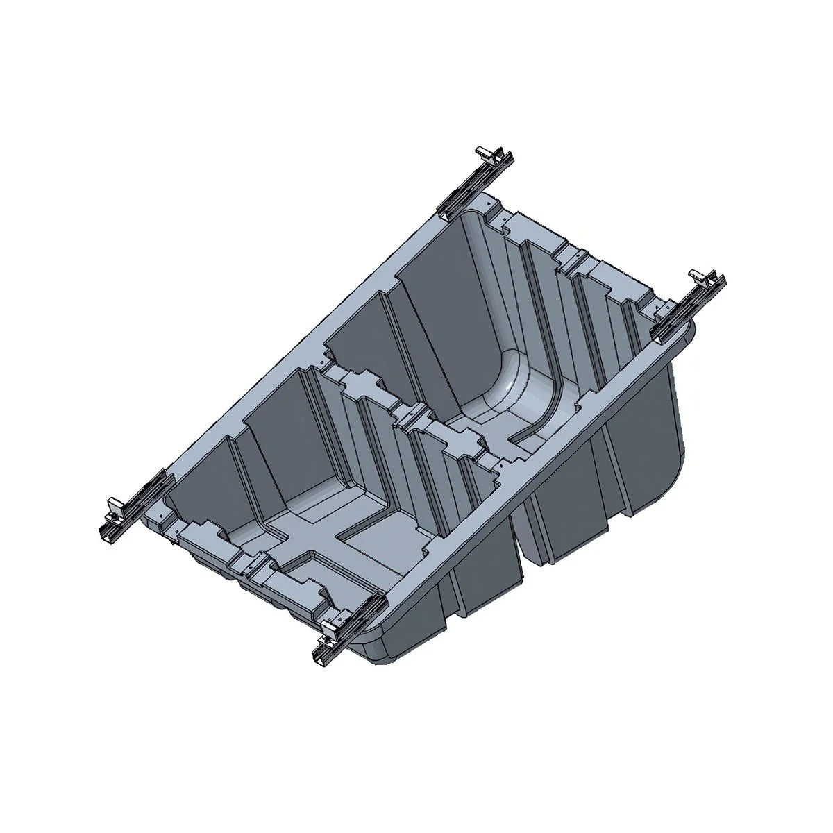 Fastensol Flat Roof Tray (Landscape Bundle)- extended option