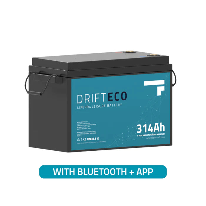 Fogstar ECO 12V 314Ah Lithium Leisure Battery + Bluetooth