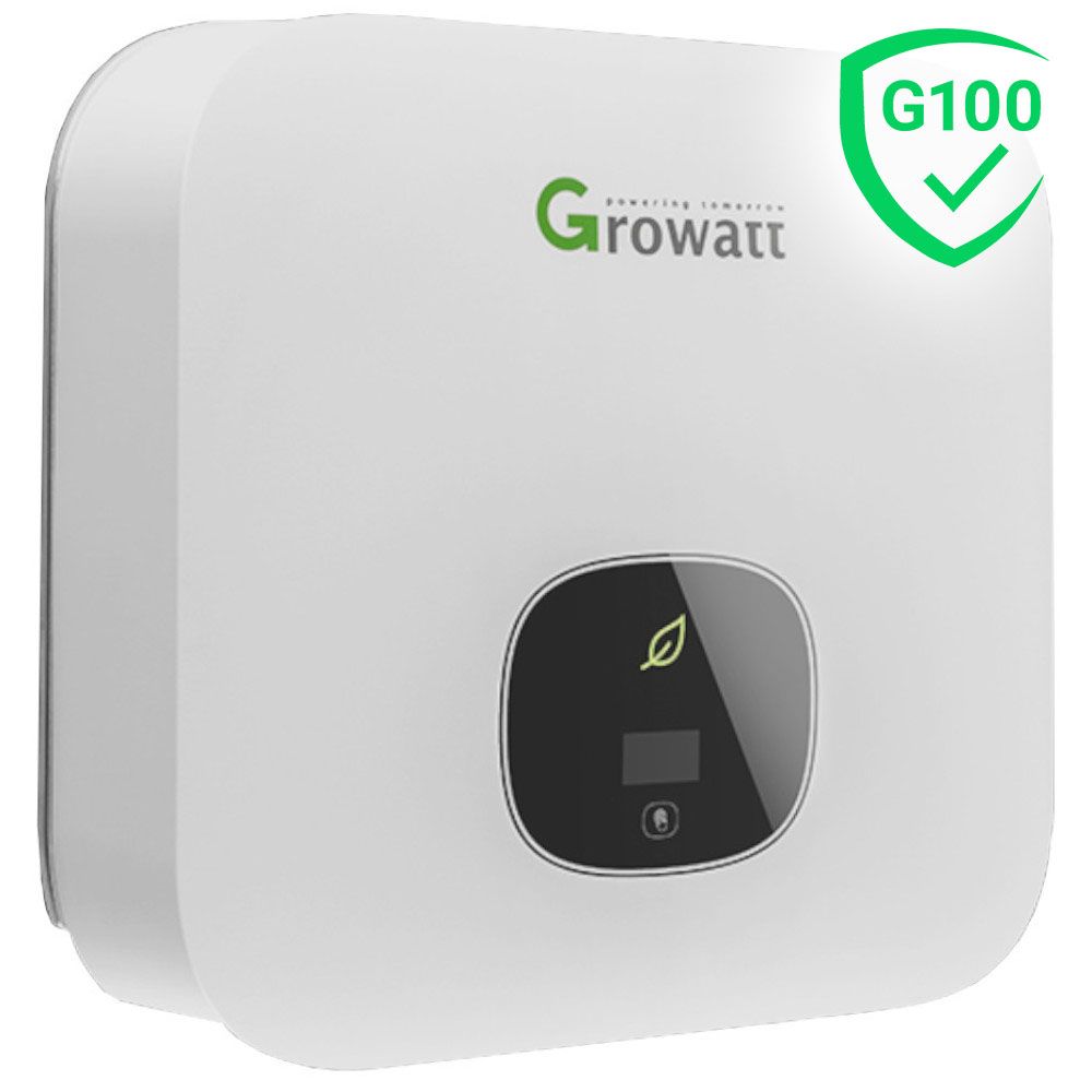 Growatt MIN 3600 TL-X 1Ph, 2 MPPTs Inverter, AFCI, With DC Isolator