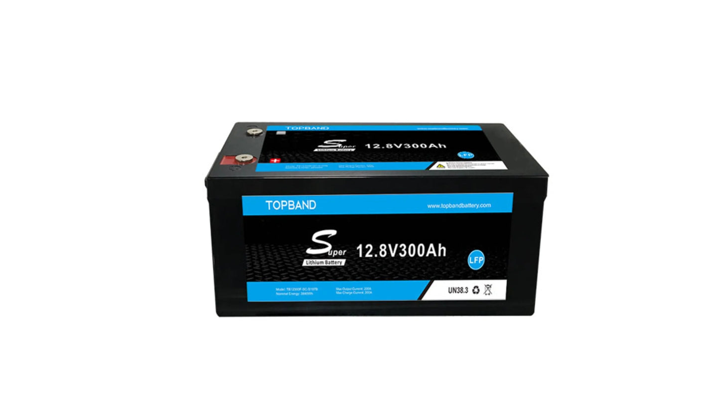 Topband S Series 12V 300Ah Lithium/LifePO4 Battery