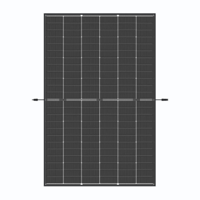 Trinasolar 445W Vertex S+ BiFacial Dual Glass N-type iTOPCon Mono Solar Module - Black Frame/Transparent Backsheet