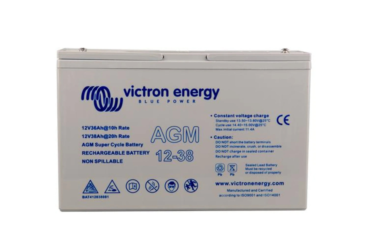 Victron Energy 12V/38Ah AGM Super Cycle Battery (M5)