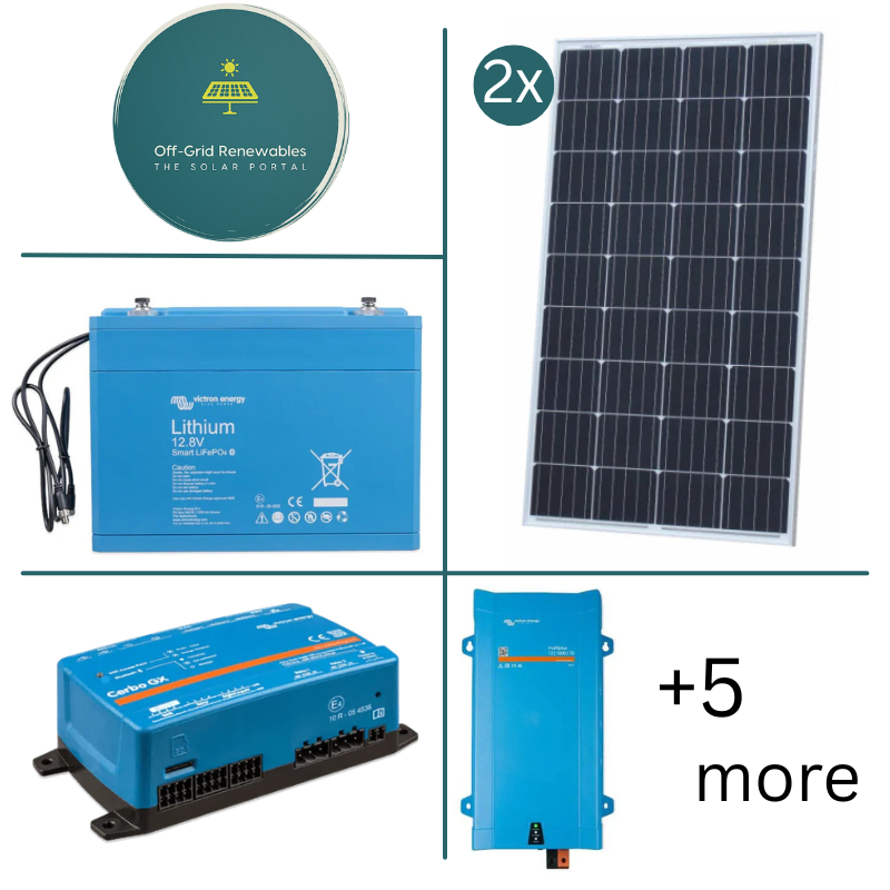 Victron Energy 12V Campervan Electrical Bundle – Lithium System with Cerbo GX