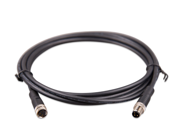 Victron Energy M8 circular connector Male/Female 3 pole cable 1m (bag of 2) ASS030560100