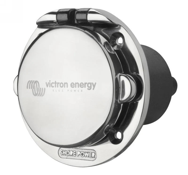 Victron Energy Power Inlet stainless with cover 16A (2p/3w) ‚ SHP301602000