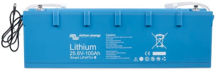 Victron Energy Smart Lithium LiFePO4 24V Battery 100Ah Bluetooth BMS BAT524110610