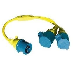 Victron Energy Splitter Cord 16A/250V-CEE plug/2xCEE Coupling ‚ (SHP307700240)