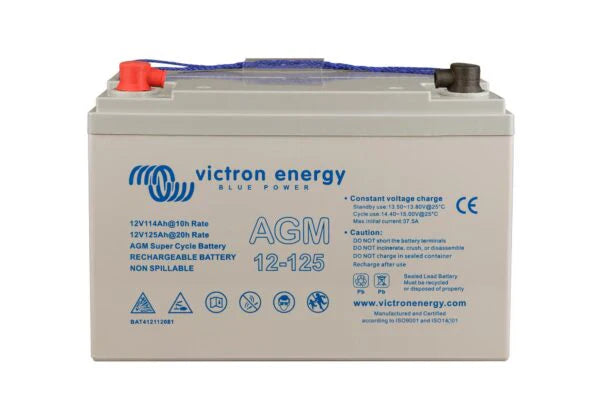 Victron Super Cycle 125Ah AGM Leisure Battery ‚ 12V