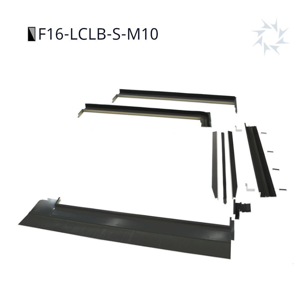 Viridian Fusion M10 Landscape Corner Conversion Kit, Left Bottom Corner (Left Panel)