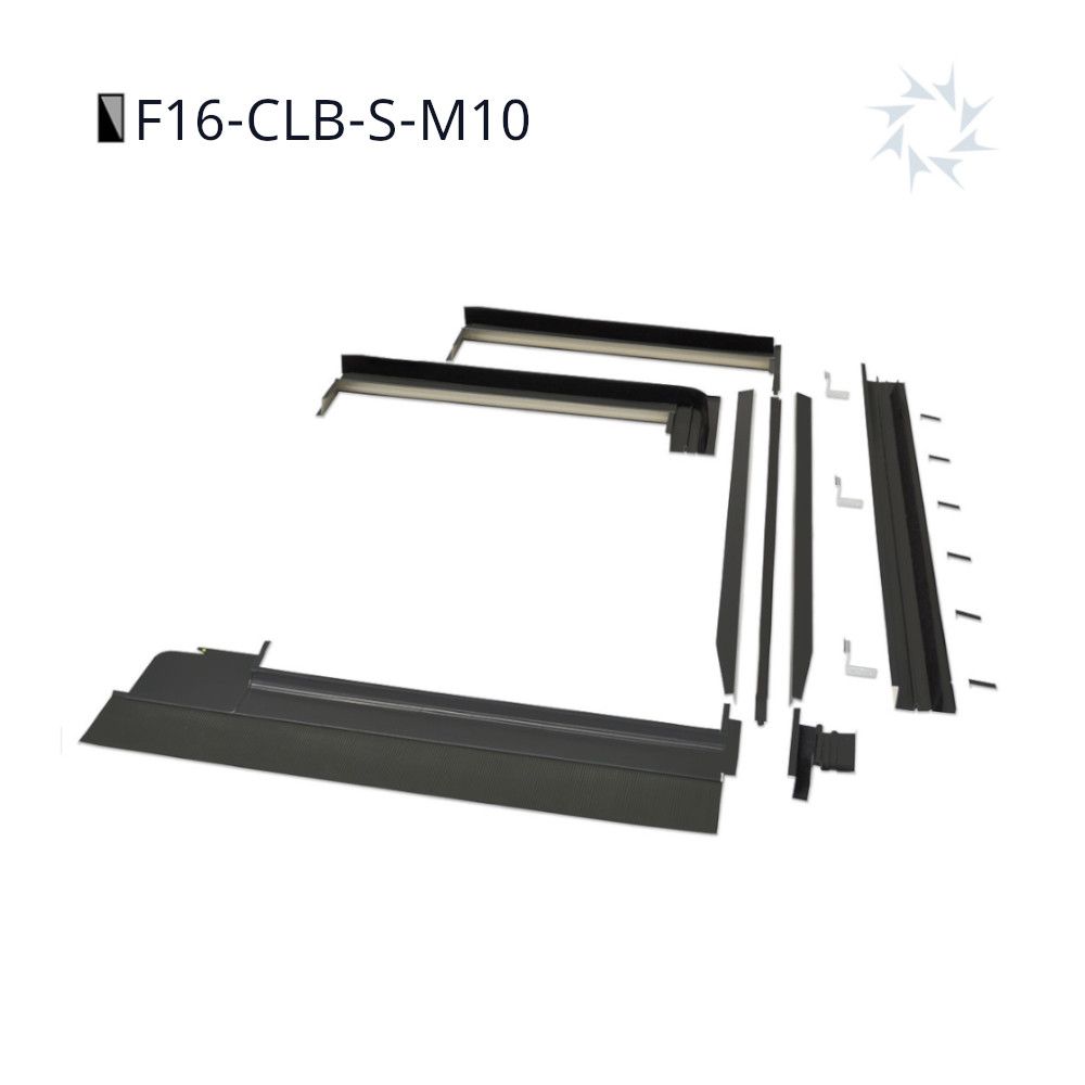 Viridian Fusion M10 Portrait Corner Conversion Kit, Left Bottom Corner (Left Panel)