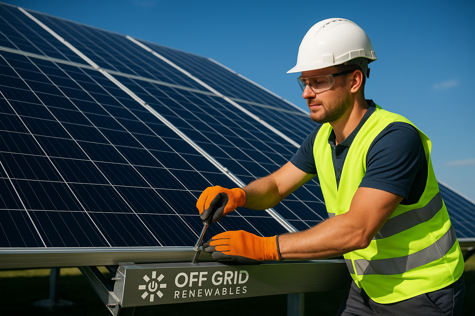 Solar Panels with my logo