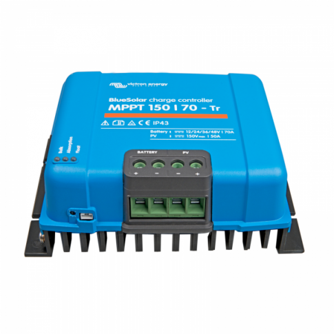 Victron BlueSolar MPPT 150/70 70A solar charge controller for solar panels up to 1000W (12V) / 2000W (24V) / 3000W (36V) / 4000W (48V) up to 150V