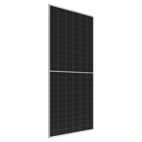 585W Sharp NB-JD585 bifacial solar panel TOPcon silver frame