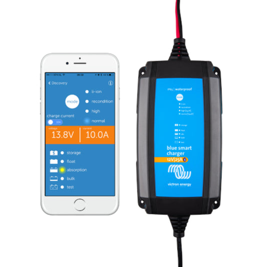 Victron Energy Blue Smart IP65 Charger 12/25 + DC connector