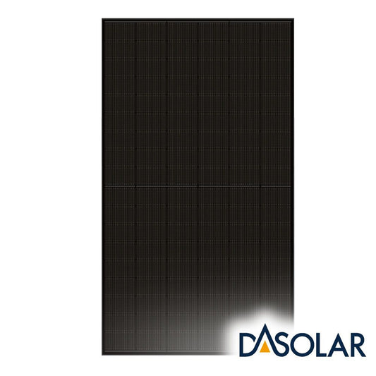 DAS Solar 500W N-Type Bifacial Double Glass Full Black