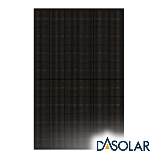DAS Solar NE 450W N-Type Bifacial, Double Glass, Full Black