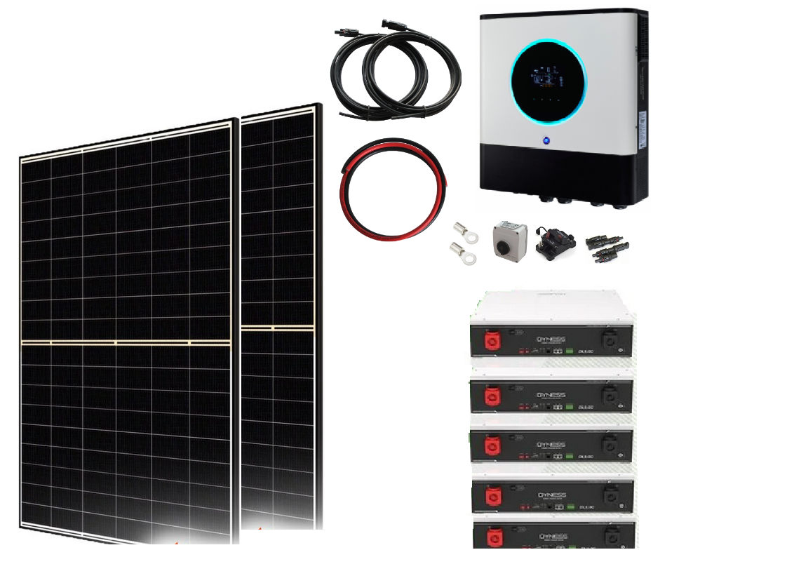 Dyness DL5.0C Off Grid Kit 20kWh Storage 10kW Inverter, 9.5kWp