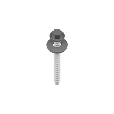 GSE In Roof Screw 6.5mm x 60mm - EPDM - A2 - Black