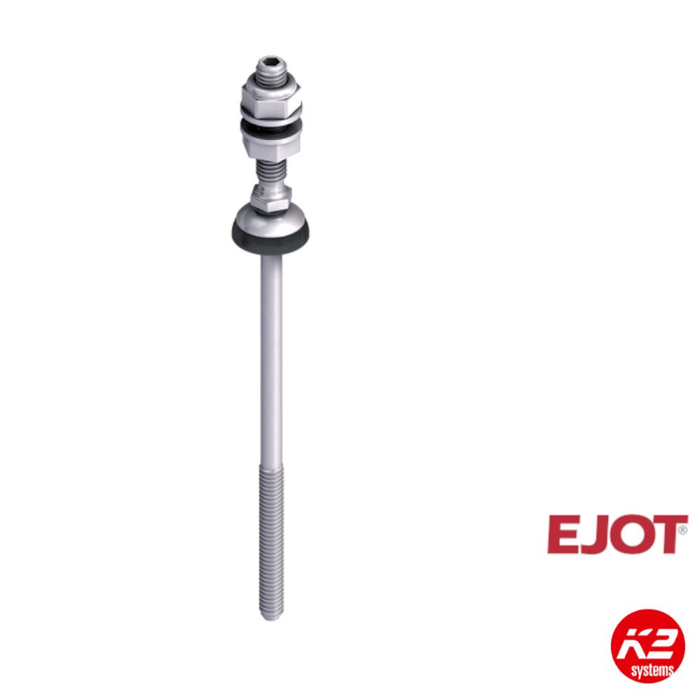 K2 Anchor Bolt for Steel - M8 x115/M10x50 Length 165mm