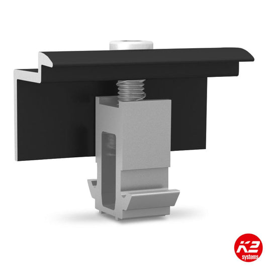 K2 DomeClamp End Clamp 30-50 mm BLACK (former K2 Mini End Clamp )