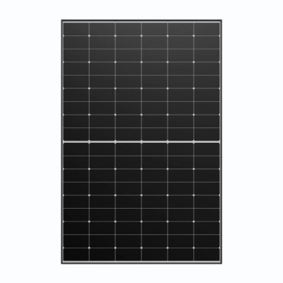 LONGi Solar 435W Hi-MoX6 Dual Glass Solar Module – Bi-Facial Dual Glass - Black Frame/White Glazing
