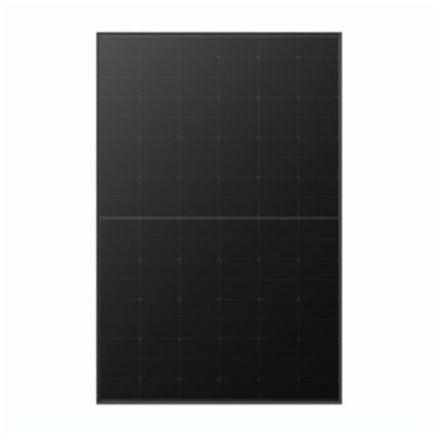 LONGi Solar 485W Hi-MoX10 Dual Glass HPBC + N-type Mono Solar Module – Black Frame/White Backsheet