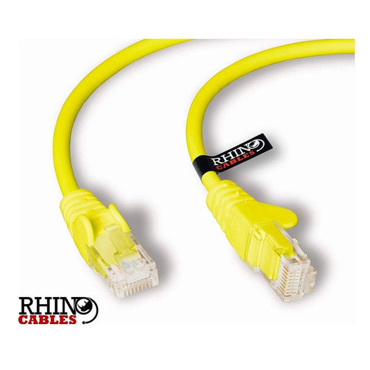 Rhino Yellow Cat6 Network Cables - 5m Cable