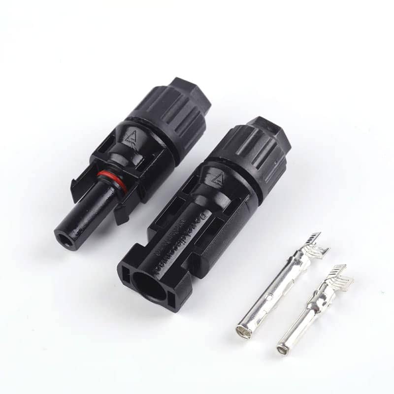 Solar connector pair MC4, 1x Male/1x Female