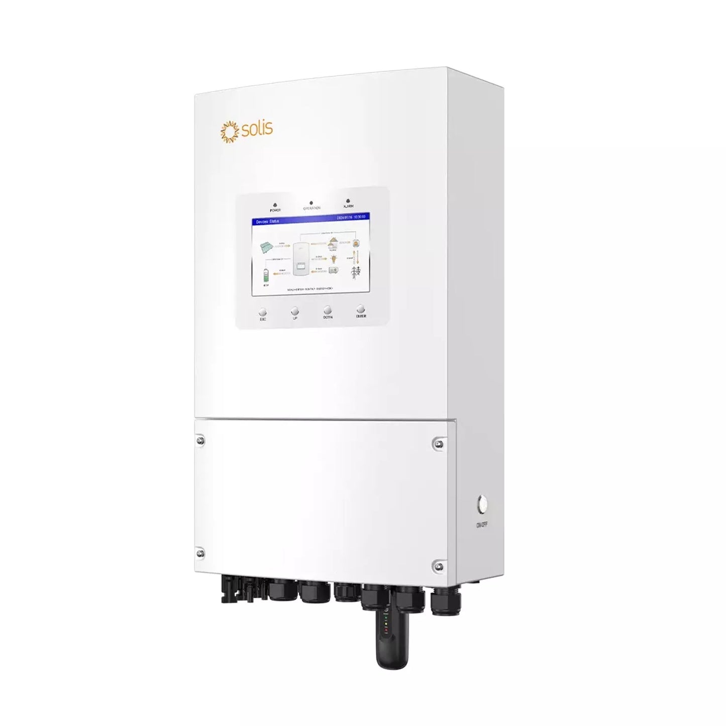 Solis S6 8kW 1 Phase Hybrid Inverter with DC - 2 MPPT for LV Batteries