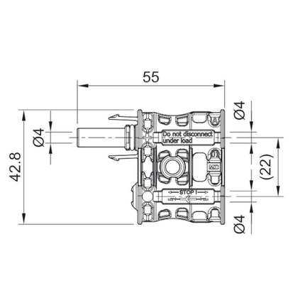 Staubli MC4-Evo 2 Male Branch Connector (4-6mm²)