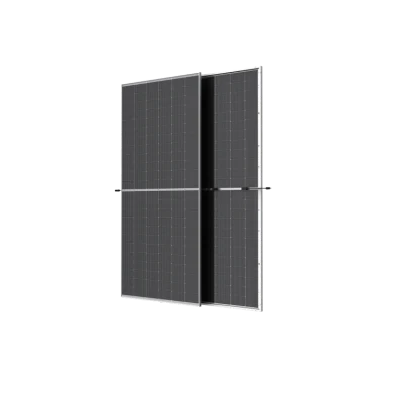 Trinasolar 625W Vertex N Dual Glass N-type i-TOPCon Solar Module - Silver Frame Transparent BiFacial - Traceable