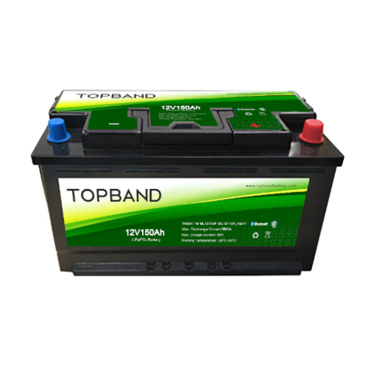 Topband B Series 12V 150Ah Lithium/LifePO4 Battery with Bluetooth and Heater