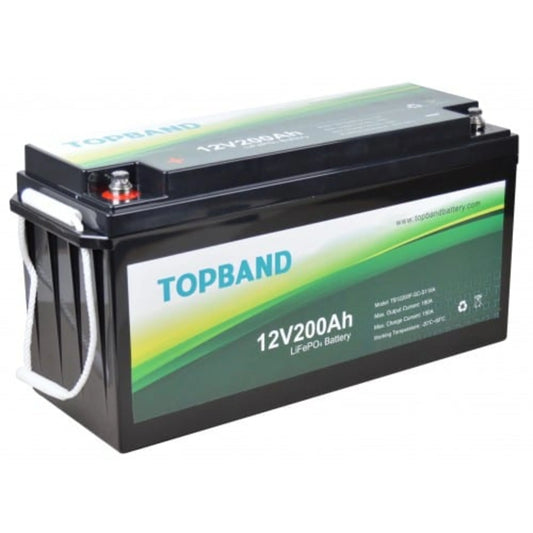 Topband B Series 12V 200Ah Lithium/LifePO4 Battery with Bluetooth