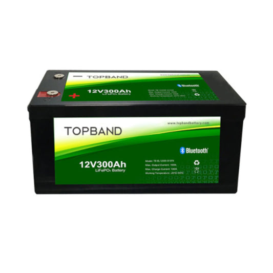Topband B Series 12V 300Ah Lithium/LifePO4 Battery with Bluetooth
