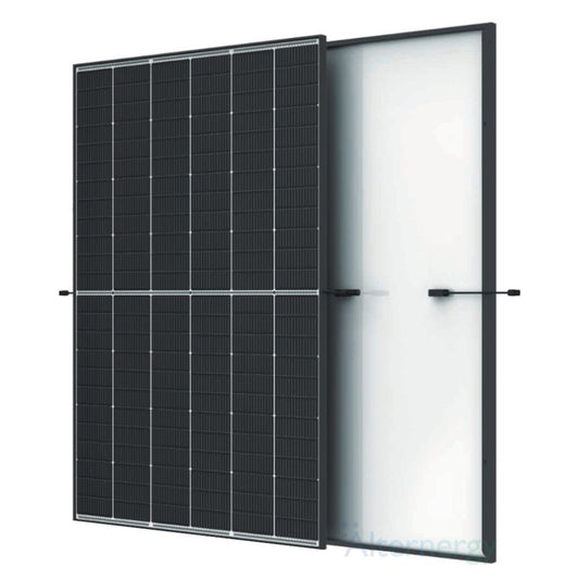 Trina Solar 450W Vertex S+ N-Type TOPCon Monofacial, Dual Glass, Black Frame