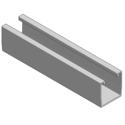VDV Aluminium Trapezoidal Profile L=440mm + EPDM