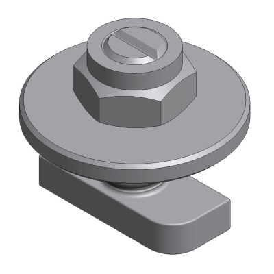 VDV Stainless Steel Hammerhead Bolt M8x20mm + Lock Nut