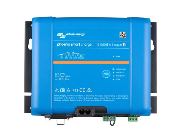 Victron 12V 50A Phoenix Smart IP43 Charger‚ 1+1 Outputs