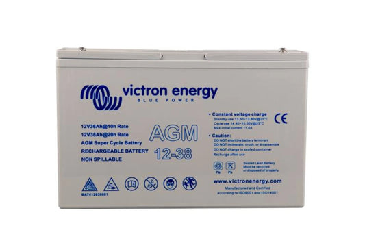 Victron Energy 12V/38Ah AGM Super Cycle Battery (M5)