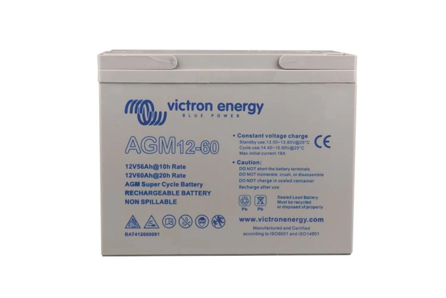 Victron Energy 12V/60Ah AGM Deep Cycle Battery
