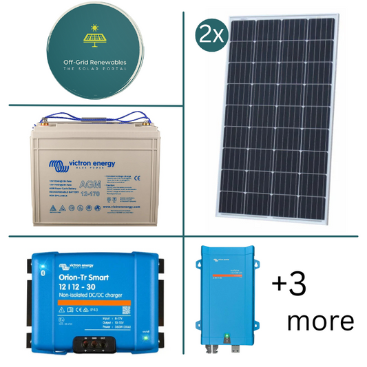 Victron Energy 12V Campervan Electrical Bundle – 1200VA Inverter Version