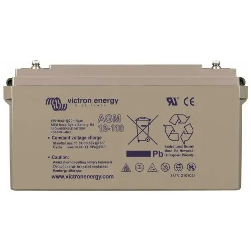 Victron Energy 12V/110Ah AGM Deep Cycle Battery (M8)