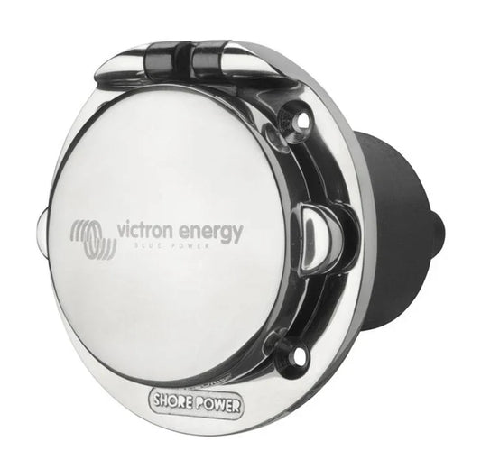 Victron Energy Power Inlet stainless steel with cover 32A (2p/3w) ‚ SHP303202000