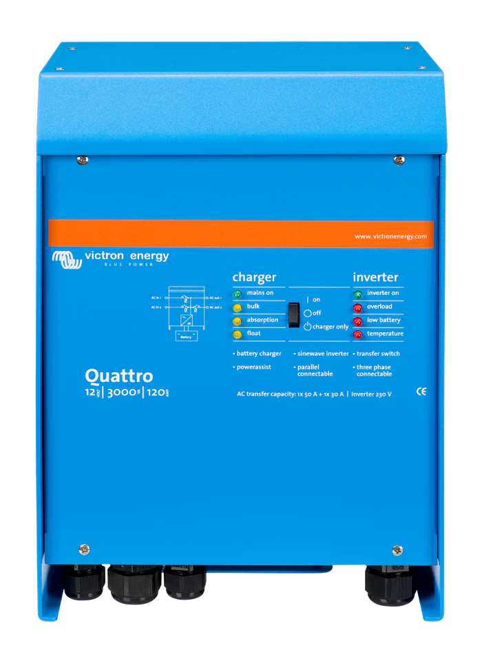Victron Quattro 12/3000/120-50/50 230V VE.Bus (QUA123020010)