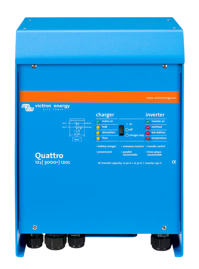 Victron Quattro 12/3000/120-50/50 230V VE.Bus (QUA123020010)