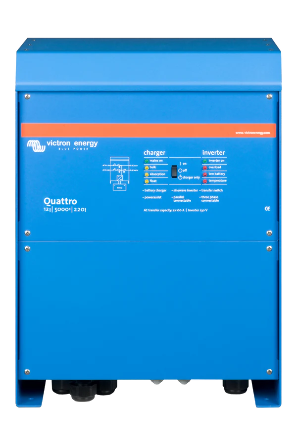 Victron Quattro 12/5000/220-100/100 230V VE.Bus (QUA125020000)