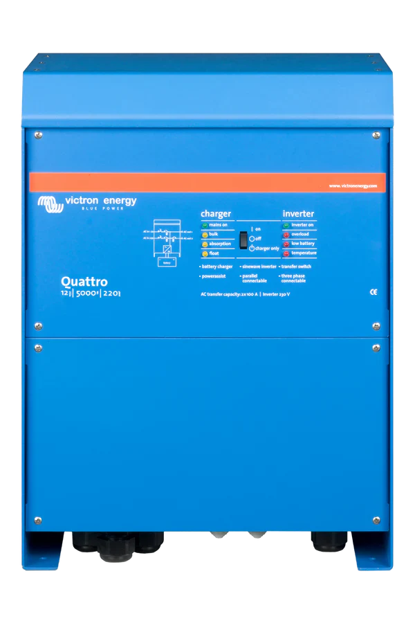 Victron Quattro 12/5000/220-100/100 230V VE.Bus (QUA125020000)