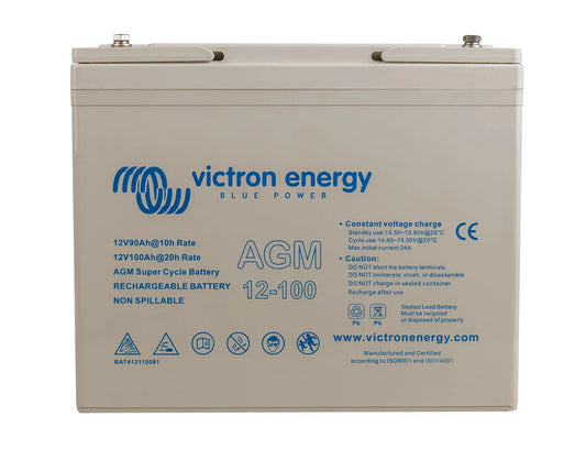 Victron Super Cycle 100Ah AGM Leisure Battery ‚ 12V