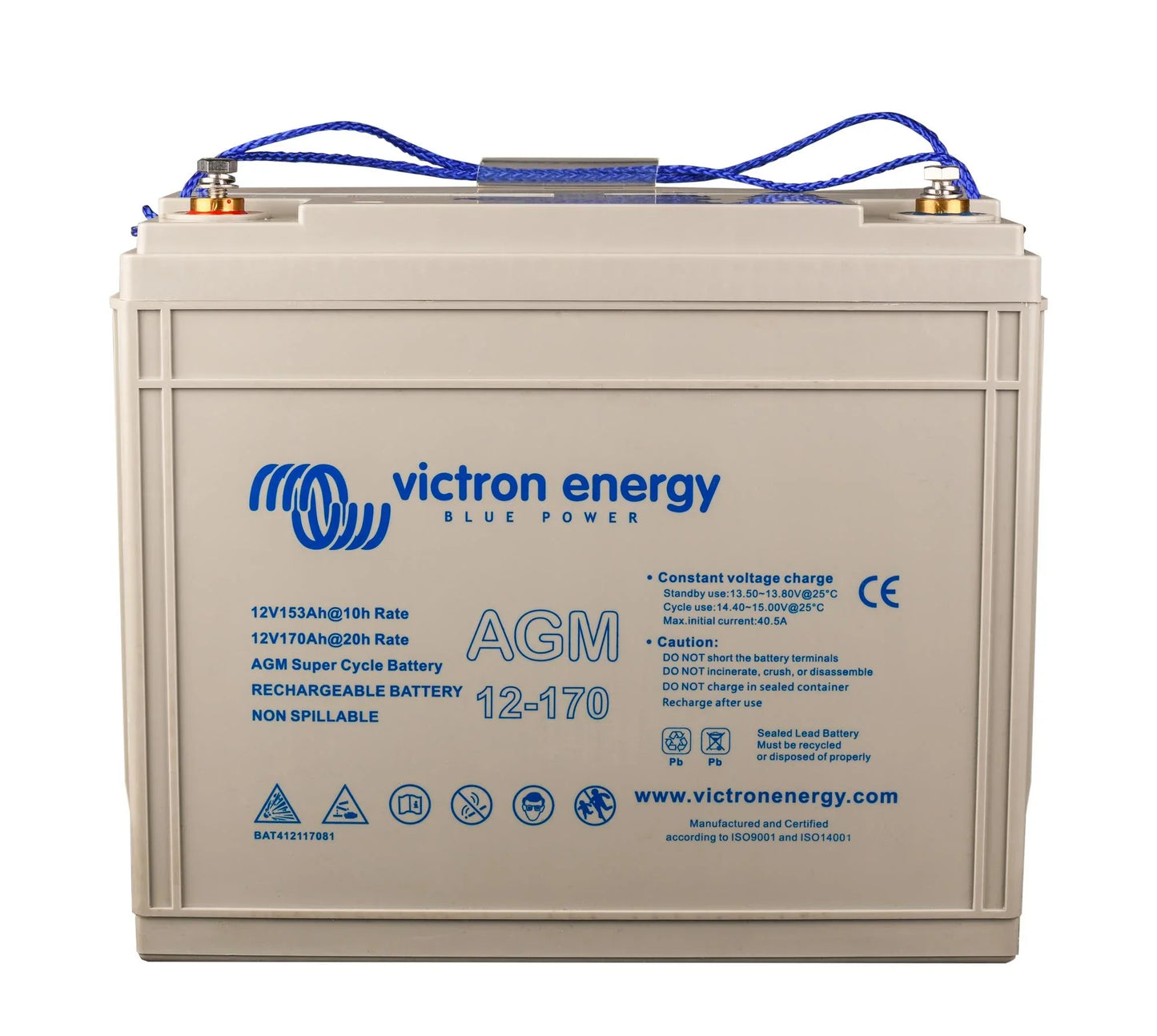 Victron Super Cycle 170Ah AGM Leisure Battery ‚ 12V
